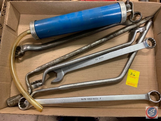 Assorted Wrenches, And Suction Gun