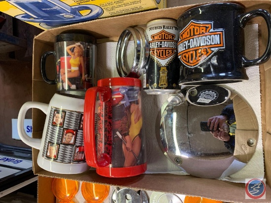 Assorted Harley Davidson And Snap On Cups/Mugs