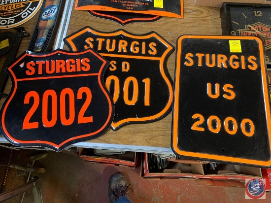 Sturgis 2000, Sturgis 2001, And Sturgis 2002 Road Signs