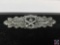 German WWII Army Silver Close Combat Clasp with German Eagle Clutching a Swastika with Bayonet and