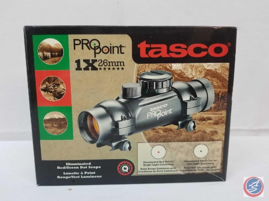 Tasco Pro Point 1X 26mm Scope in Original Box