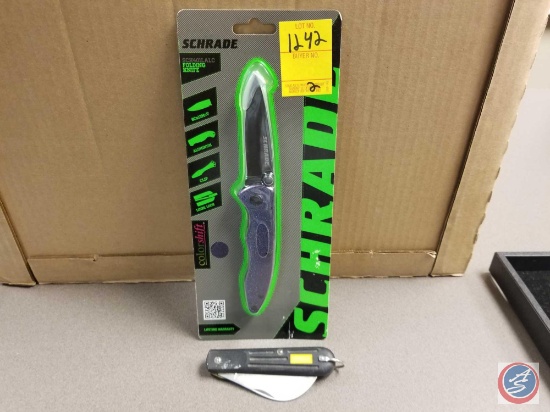 Imperial Ireland Stainless Steel Knife and Schrade Folding Knife Model No. SCH40ILALC New in Pkg