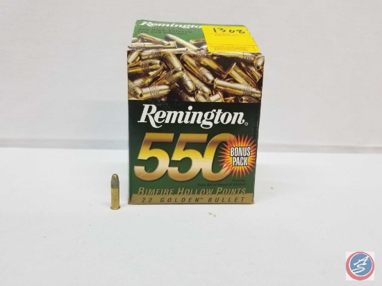 Remington 22 Golden Bullet Rimfire HP Ammunition (APPROX. 500 Rounds)