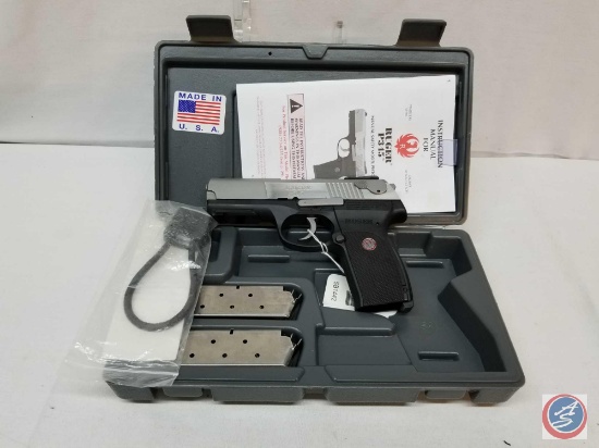Ruger Model P345 45 ACP Pistol Two Tone Semi Auto Double Actio Pistol as new in factory hard case