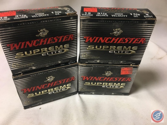 {{4X$BID}} Winchester Supreme Elite 3 1/2'' Shotgun Shells (40 Shells)