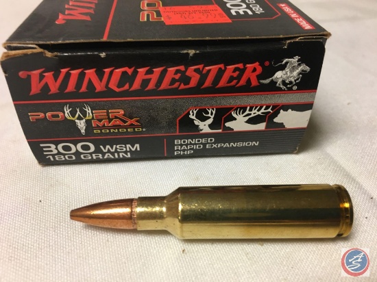 180 Gr. Winchester Power Max Bonded Rapid Expansion PHP 300 WSM Ammo (20 Rounds)