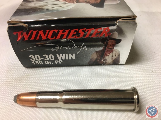 150 Gr. PP Winchester 30-30 Win Ammo in 100 Years of John Wayne Commemorative Box (20 Rounds)