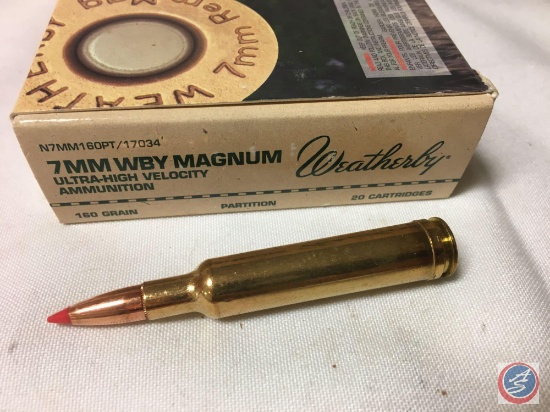 {{2X$BID}} 160 Gr. Weatherby...7MM WBY Magnum Ammo (40 Rounds)