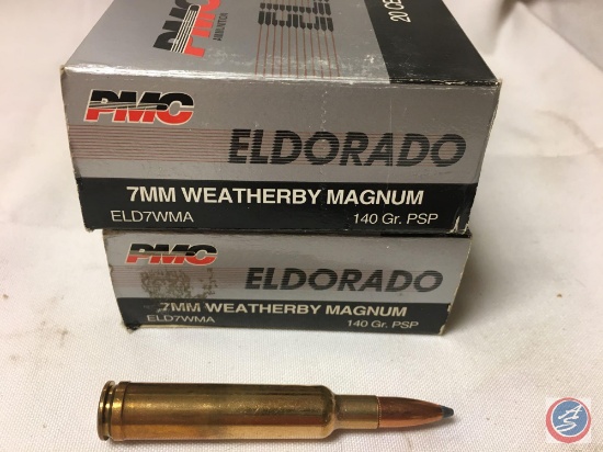 {{2X$BID}} 140 Gr. PSP PMC Eldorado 7MM Weatherby Magnum (40 Rounds)