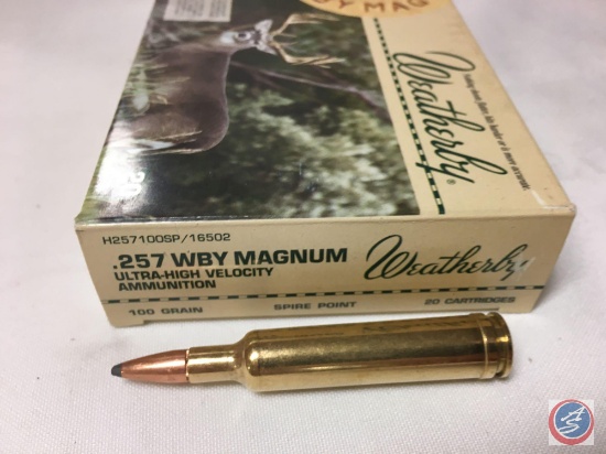 100 Gr. Spire Point Weatherby .257 WBY Magnum (40 Rounds)