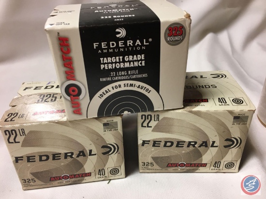 {{3X$BID}} Federal 22 Long Rifle 40 Gr. Auto Match (975 Rounds) Ammo