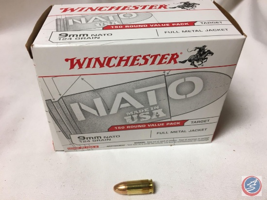 WInchester...NATO 9MM 124 Gr. FMJ (150 Rounds) Ammo