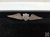 US WWII Civilian Air Transport Command ATC Co Pilot Wing Marked ATC, One Piece Die Struck Copper