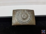 German WWII Waffen SS Enlisted Mans Belt Buckle Marked Meine Ehre Heist Treue...(My Honor if Loyalty