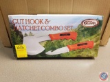 Rite Edge Gut Hook and Hatchet Combo Set New in Box with Sheath