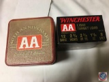 12 Ga. Winchester AA Light Target Load 2 3/4'' Shotgun Shells in 40th Anniversary Commemorative Tin