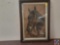 Framed Horse In Real Leather Bridle Measuring 25