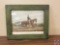 Currier and Ives The Celebrated Horse Dexter The King Of The Turf Framed Lithograph Measuring 15'' X