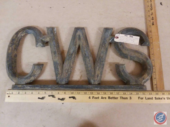 Cornell-Wigman& Searl No 2 Vaneless Mill Co Height 101/2" x 231/4" Counterbalance Weight 26lbs