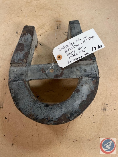 Holdredge Manufacturing Horseshoe w/strap Height 10" Width 8 3/4"... governor weight 19lbs