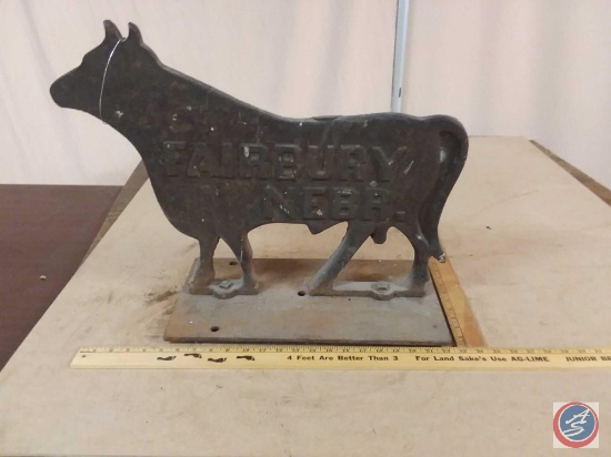 Fairbury WIndmill Co #2 vaneless 10ft mill raised letters both sides 54 lbs