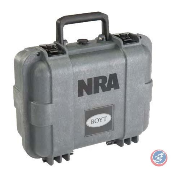 Pistol Case with NRA Logo This tough H-Series case from Boyt Harness Company is purpose-built for