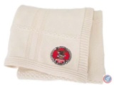 Blanket with NRA Seal Show your support for our right to bear arms with this knit throw featuring