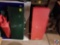Red and Green Folding Picnic Tables