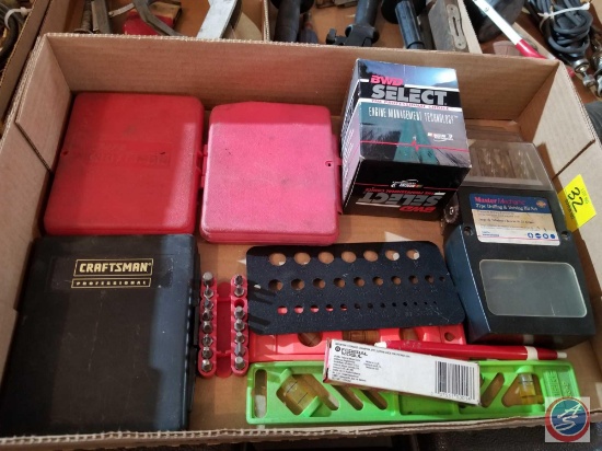 Drill Bits, Panasonic Drill and Driver in Case with Panasonic Universal Charger Model No. EY0230