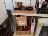 Stud Sleeve, Wall Adapters, (2) Drop Lights, Extension Cord, Hose, Plastic Wire Sleeves and Assorted