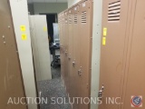 Section of Seven Lockers Measuring 84'' X 18'' X 72'' {{CONDITIONS VARY}} ...