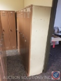 Section of Seven Lockers Measuring 84'' X 18'' X 72'' {{CONDITIONS VARY}}