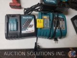 (2) Makita DC18RC Battery Chargers
