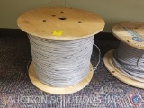 Large Partial Spool Of Wire 24awg 4pr CAT4