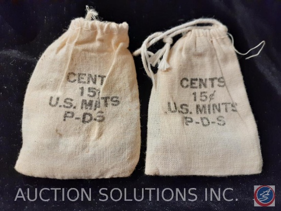 (2) US MINT bags of 15 pennies S-D-P