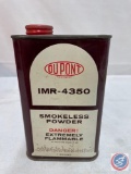 Du Pont IMR-4350 Smokeless Powder Shipping is NOT available for this lot. Local Pick Up Only.