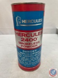 Hercules 2400 Smokeless Powder Shipping is NOT available for this lot. Local Pick Up Only.