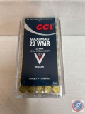 CCI Maxi-Mag 22 WMR, Total Metal Jacket, 1875 FPS, 40 Grain