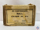 30 Cal M2 (M-1 Carbine) 20 Cartridges