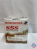 Winchester 555 Rounds, 22 Long Rifle, 36 Grain, 1280 FPS, Hollow Point Copper Plated