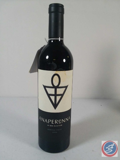 ANAPERENNA by Ben Glazer Barossa Valley 2006 Shiraz 80% Cabernet Sauvugnon 20% Unfiltered