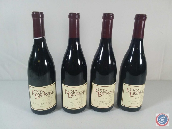 {{4X$BID}} 2011 Kosta Brown Sonoma Coast Wine