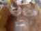 (2) Eagle Kerosene Lamps Clear Glass