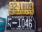 (2) 1955 License Plates, Vintage Shirt Pins and Other Assorted Trinkets