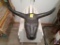 Black Roping Block Steer Head
