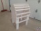 White Wood Saddle Stand
