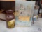 Plank Art Wall Hanging with Psalms 103:8 and 17 and Vintage Cream Can Painted
