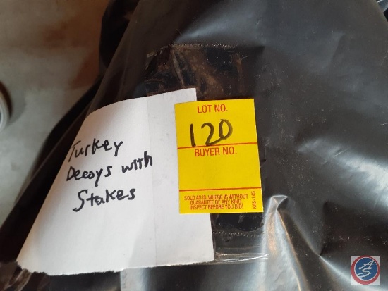 Turkey Decoys with Stakes