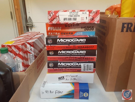 Air Filters Including Toyota, Fram, Micro Guard and More