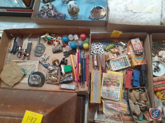 Rocks, Can Tabs, Toy Cars/Trains, Rock with Shell Impression, Rings and More
